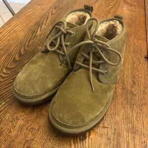 UGG Green Chukka Boots Suede Casual